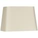 Eggshell Rectangular Linen Shade 14/8x16/10x11 (Spider)