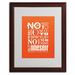 Trademark Fine Art "No Need to Sparkle I" by Megan Romo Framed Textual Art Canvas | 20 H x 16 W x 0.5 D in | Wayfair MR0091-W1620MF