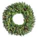 Vickerman 306796 - 120" Cheyenne Pine Wreath 600WmWht LED (A801089LED) Christmas Wreath 72 Inches and Larger