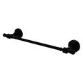 Allied Brass Retro Wave Wall Mounted Towel Bar Metal in Black | 3 H x 3.5 D in | Wayfair RW-31/36-BKM