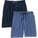 Hanes Men's and Big Men's 2-pack ComfortSoft Jersey Knit Sleep Short