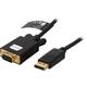 StarTech.com DP2VGAMM6B 6 ft DisplayPort to VGA Adapter Cable - DP to VGA Video Converter - Active DisplayPort to VGA Cable for PC 1920x1200 - Black