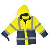 UHV664XL High Visibility Green Waterproof Class 2 Jacket - Extra Large