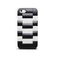 Joy Factory CSD127 Daytona V Textured iPhone 5 Case (White / Black) - NEW