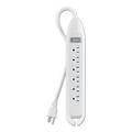 Belkin Power Strip 6 Outlets 12 ft Cord White