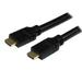 StarTech.com 50ft Plenum Rated HDMI Cable 4K High Speed Long HDMI Cord w/ Ethernet 4K30 UHD 10.2 Gbps HDCP 1.4 In Wall Plenum HDMI 1.4 Display Cable HDMI to HDMI Computer to TV Cable