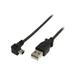 StarTech.com USB2HABM3RA 3 ft Mini USB Cable - A to Right Angle Mini B