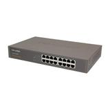 TP-Link 16 Port 10/100Mbps Fast Ethernet Switch | Plug & Play | Desktop/Rackmount | Sturdy Metal w/ Shielded Ports | Fanless | Limited Lifetime Protection | Unmanaged (TL-SF1016DS)