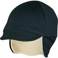 Pace Sportswear Reversable Merino Wool Cap: Eggshell/Black