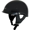 AFX FX-200 Solid Motorcycle Half Helmet Black XXL