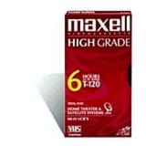 Maxell Premium High Grade VHS Videocassette