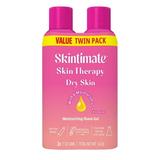 Skintimate Skin Therapy Dry Skin Shave Gel for Women Moisturizing Shaving Cream Twin Pack 7 oz each
