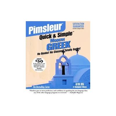 Pimsleur Quick & Simple Modern Greek (Compact Disc - Abridged)