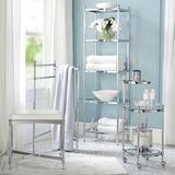 Bath Storage Collection in Chrome - 5-Tier Etagere - Frontgate Resort Collection™