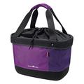 KLICKfix Farradtasche Shopper Alingo Fahrradkorb, Brombeer, 26 x 24 x 38 cm, 17 l