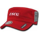 RapDom Coast Guard USCG Cadet Reversible Mens Cap [Red - Adjustable]