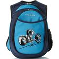 O3KCBP008 Obersee Mini Preschool All-in-One Backpack for Toddlers and Kids with integrated Insulated Cooler Blue Motorcycle