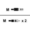 9.9 (3M) Stereo 1/4 Male to Two RCA Male Y-Cable