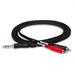 9.9 (3M) Stereo 1/4 Male to Two RCA Male Y-Cable