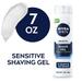 NIVEA MEN Sensitive Shave Gel with Vitamin E Soothing Chamomile and Witch Hazel Extracts 7 oz Can