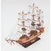 Old Modern Handicrafts USS Constitution Ship Wood in Brown | 19.5 H x 22.5 W x 7.5 D in | Wayfair T089