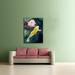 ArtWall 'Koi & Lotus Flower' by Michael Creese Framed Painting Print on Wrapped Canvas in Green/Pink/Yellow | 8 H x 10 W x 2 D in | Wayfair