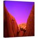 ArtWall 'Jumbo rocks afterglow' by Dean Uhlinger Photographic Print on Wrapped Canvas in Indigo/Orange | 14 H x 14 W x 2 D in | Wayfair