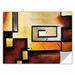 ArtWall 'Abstract Modern' by Jim Morana Graphic Art Removable Wall Decal Vinyl in Brown | 14 H x 18 W in | Wayfair 0mor101a1418p