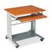 Safco Products Company Empire Mobile PC Station Laptop Cart Metal in Red/Brown | 28.75 H x 28.5 W x 23 D in | Wayfair 945MEC
