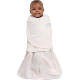 HALO Safe Dreams Microfleece Newborn Swaddle, Cream