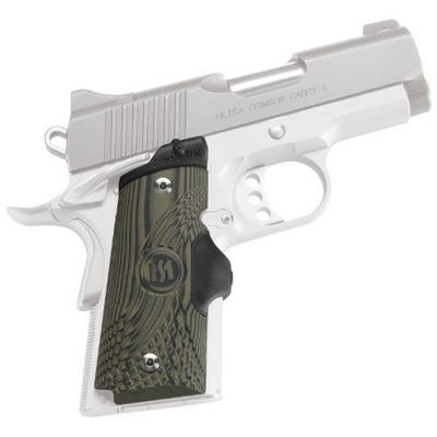 Crimson Trace Master Series Lasergrips G10 Green For 1911 Compact (LG911)