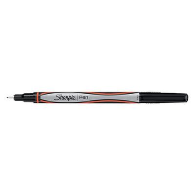 SHARPIE 1742665 Stick Permanent Pen, Fine 0.5 mm, Red PK12