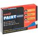 UNI-PAINT 63602 Permanent Paint Marker, Medium Tip, Red Color Family, Paint