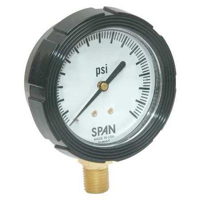 SPAN LFS-210-400-G-KEMX Pressure Gauge, 0 to 400 p...