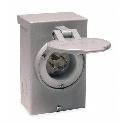RELIANCE CONTROLS PB30 Outdoor Power Inlet Box,30 Amps
