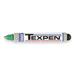 DYKEM 16043 Permanent Industrial Steel Ball Tip Paint Marker, Medium Tip, Green