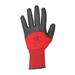 HONEYWELL NORTH NF11X/7S PVC Coated Gloves, 3/4 Dip Coverage, Red, S, PR