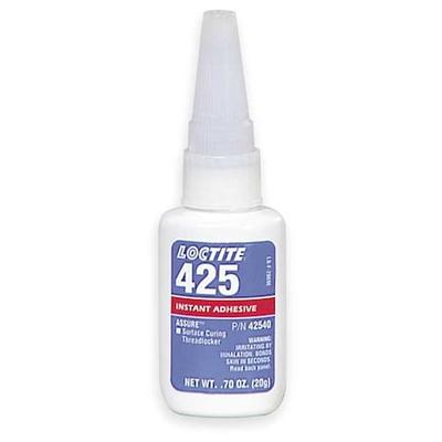 LOCTITE 135461 Plastic Threadlocker, LOCTITE 425 Assure, Blue, Medium Strength,