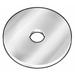 ZORO SELECT Z9675 Fender Washer, Fits Bolt Size 1-1/4" ,Steel Zinc Plated Finish