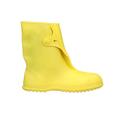 TINGLEY 35123 Workbrutes Overboots, Mens, M, Button Tab, Yellow, PVC, PR