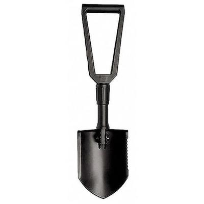 GERBER 30-000075 14 ga Round Point Foldable Shovel, Steel Blade, 9-3/8 in L,