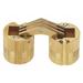 SOSS BH164 5/8" W x 41/64" H Satin Brass Hidden Barrel Hinge