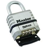 MASTER LOCK 1174 Combination Padlock,Bottom,Black/Silver