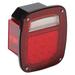 GROTE G5212 Box Lamp,LED With Sidemarker,LH,Red