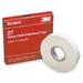 3M 27-1/2"X66' Electrical Tape, 7 mil, 1/2" x 66 ft., White