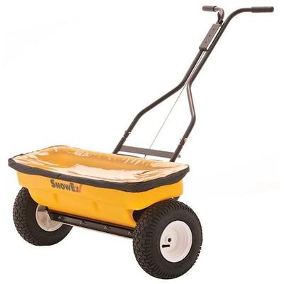 SNOWEX SD-95 160 lbs Cap High Output Drop Walk Behind Spreader For Salt, 28 in