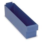 QUANTUM STORAGE SYSTEMS QED604BL Drawer Storage Bin, Blue, High Impact