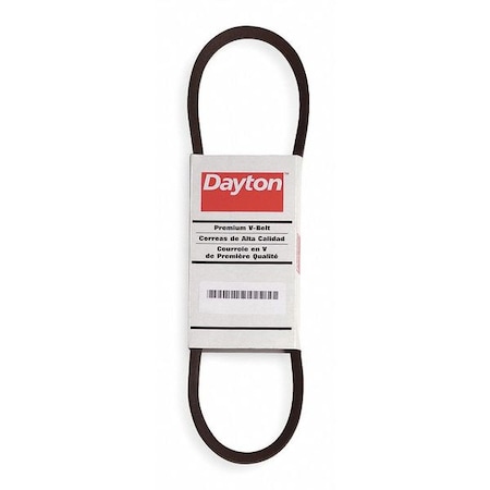 DAYTON 5VX710 Wedged Cogged V-Belt, Power Ace Cog, 5VX710, 5VX, Rubber, 71 in,