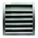 DAYTON 3C974 Louver,Intake,24-36 In,Galvanized Steel