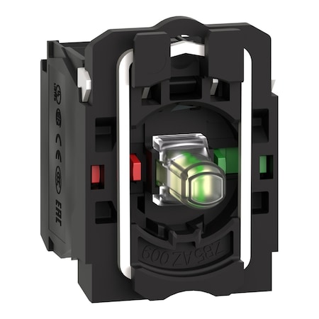 SCHNEIDER ELECTRIC ZB5AW0B15 Lamp Module and Contact Block,1NO/1NC